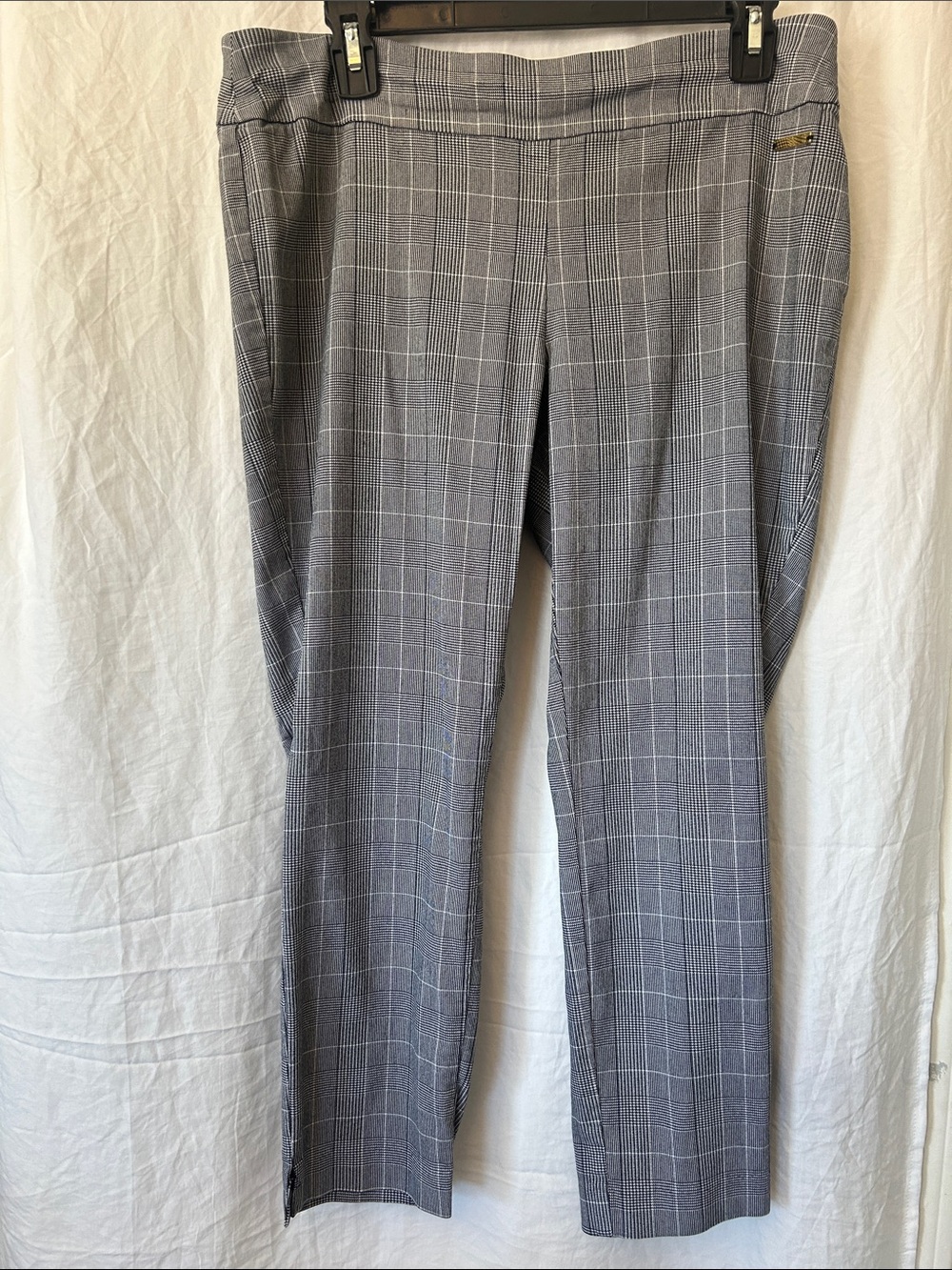 Counterparts Gray Plaid Women's Trousers